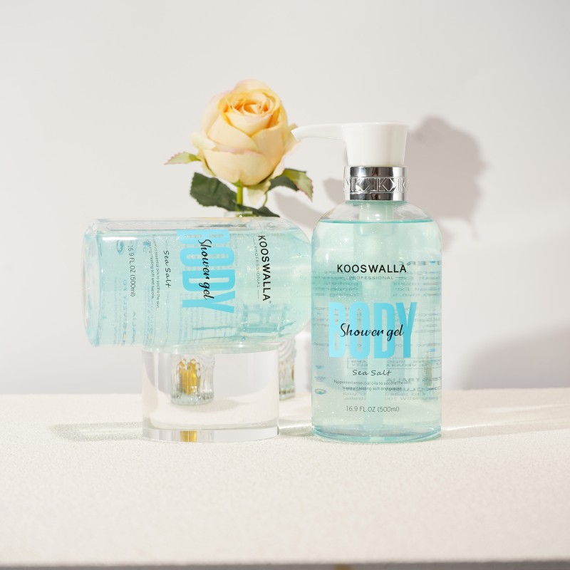 Manufacturers Natural Sea Salt Body Wash Skin Lightening Shower Gel for Men