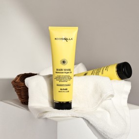 Private Label Natural Organic Kooswalla 300ml Argan Oil Mask Repair Hair for Salon Use