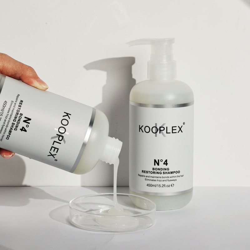 Professional Salon Kooplex No.4 Bonding Restoreing Shampoo Reduce Frizz