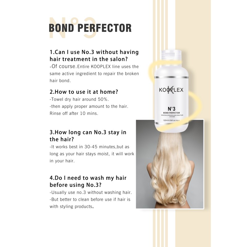 NO.3 Organic Vegan Hair Repair Treatment Argan Oil-Based Nourishing Private Label Hair Care Product Home Repairs Damaged Hair