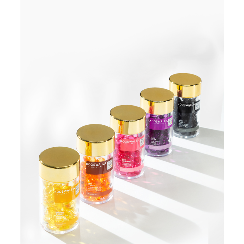 Kooswalla Organic Hair Care Capsules Moisturizing Jojoba Oil Serum Hair Capsules