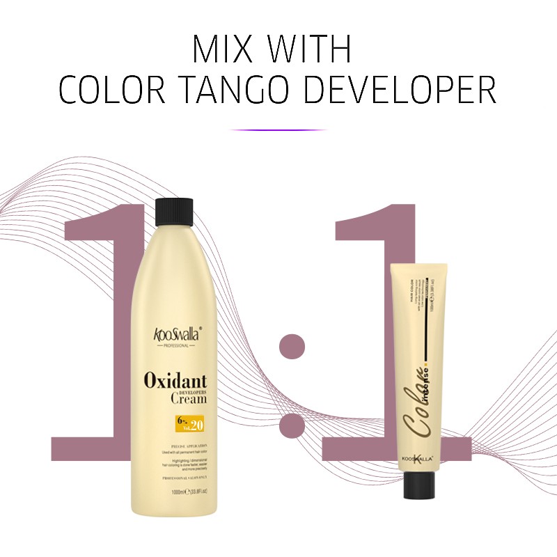 Hot Sale 3% 6% 9% 12% Peroxide Cream Hair Dye Oxidant Smooth Permanent Hair Oxidant Cream for Home and Salon Use