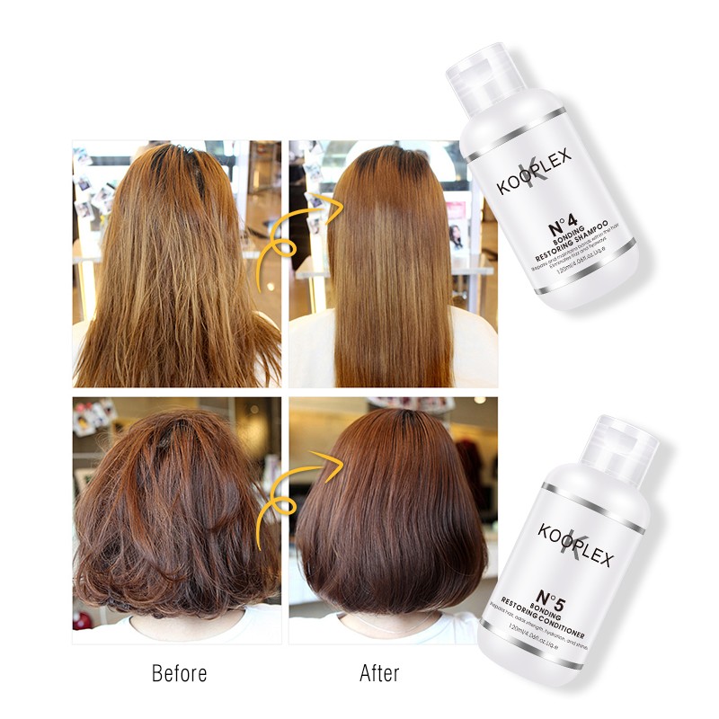 Professional Salon Kooplex No.4 Bonding Restoreing Shampoo Reduce Frizz