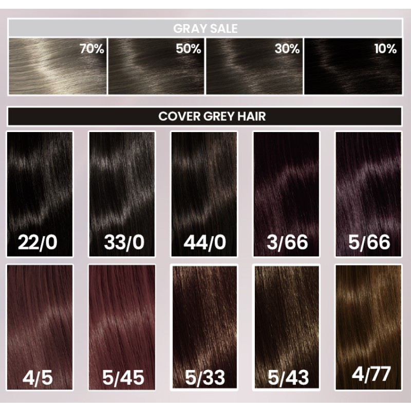 Private Label Kooswalla Organic Semi-Permanent Hair Dye Cream Low Ammonia with Herbal Ingredients Green Powder Long Lasting