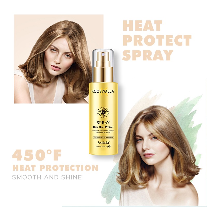 Custom Private Label Heat Protectant Spray for Hair Protection Silk Smoothing Hair Spray