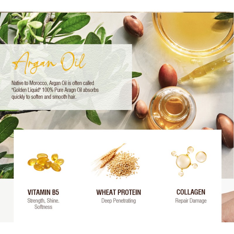 All Hair Types Private Label Natural Moisturizing Organic Argan Oil Shampoo Kooswalla