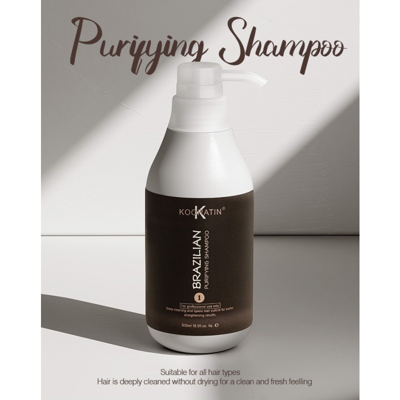 Premium Formula Sulfate Free Remove Residues Deeply Cleaning Scalp Keratin Hair Shampoo for All Hair Types