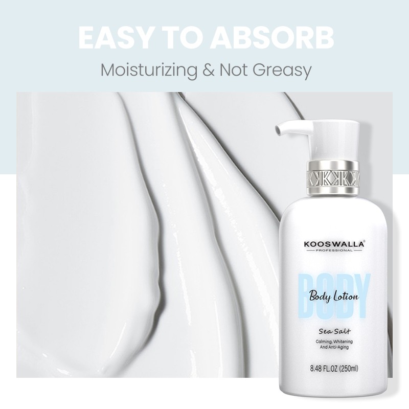 Hot Sale Skin Whitening Body Lotion Rich in Vitamin C Sea Salt Body Lotion Cream