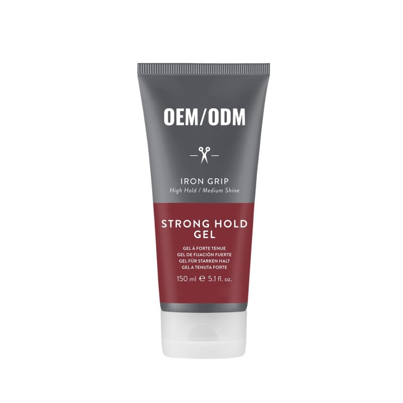 OEM Wholesale Natural Premium Water Based Strong Hold Hair Gel Organic Men Hair Styling Pomade