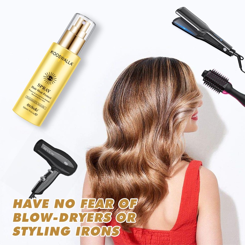 Custom Private Label Heat Protectant Spray for Hair Protection Silk Smoothing Hair Spray