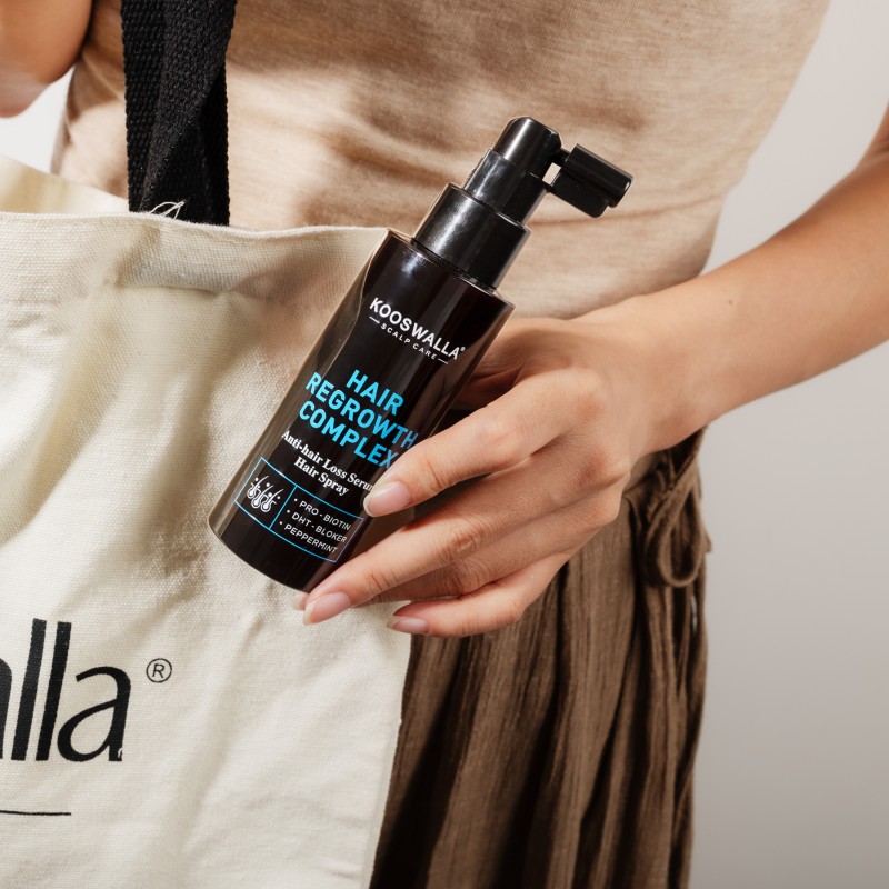 New Arrival Private Label Factory Wholesale Kooswalla Hair Growth Set 100% Hair Thickened Spray