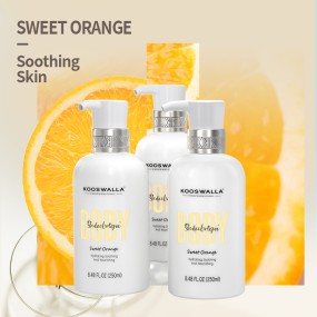 Manufacturers Moisturizing Smoothing Orange Body Lotion Whitening Body Cream