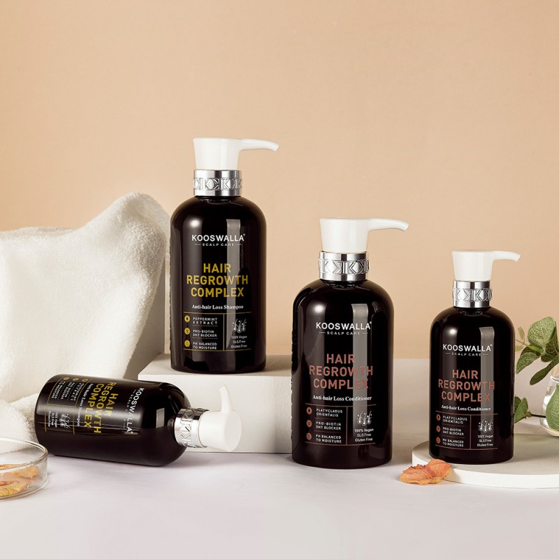 Private Label Organic Sulfate-Free Volumizing Biotin Hair Growth Shampoo Nourishes Scalp and Enhances Volume