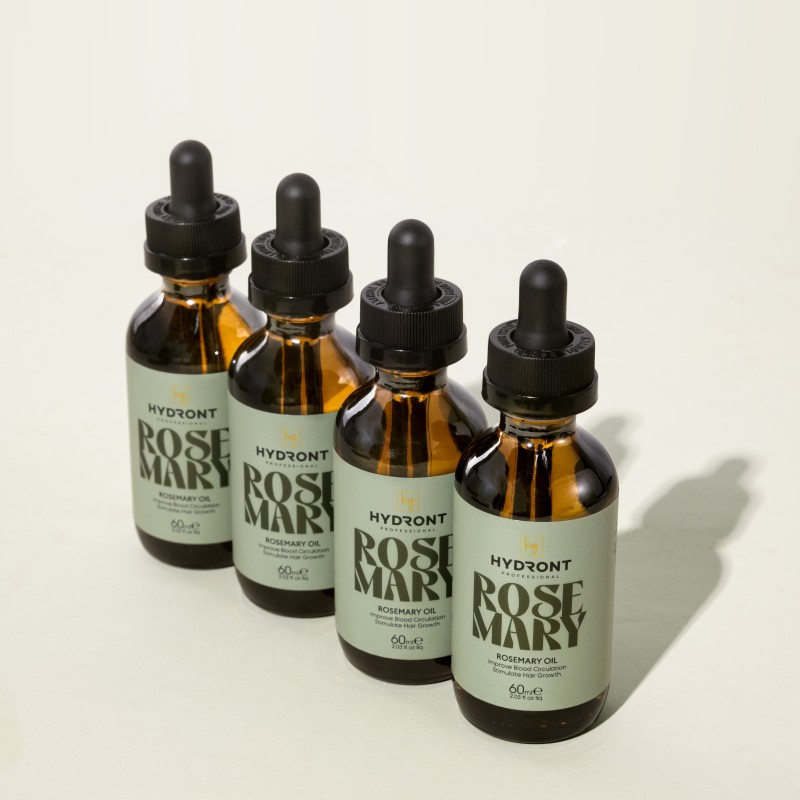 Organic Rosemary Castor Hair Oil Refreshing and Hair-Repairing Private Label Scalp Nourishing Product for Growth