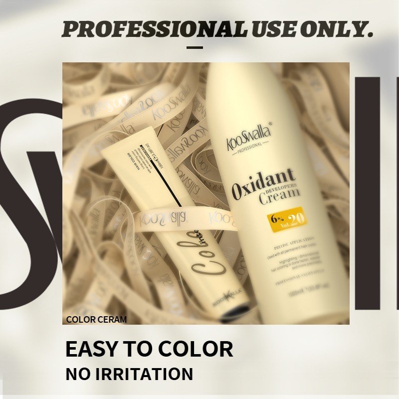 Wholesale Private Label 9 Degree Hair Color System Hair Dye Smooth Glossy Not Pungent