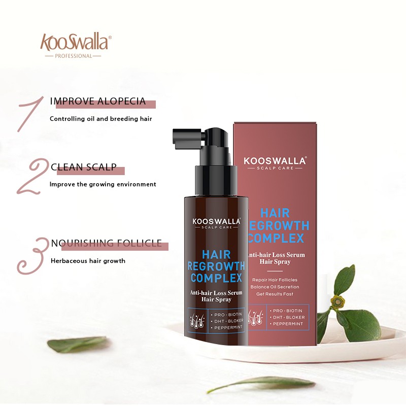 Customized Wholesale Private Label Organic and Natural Anti Hair Loss Hair Treatment Hair Growth Spray