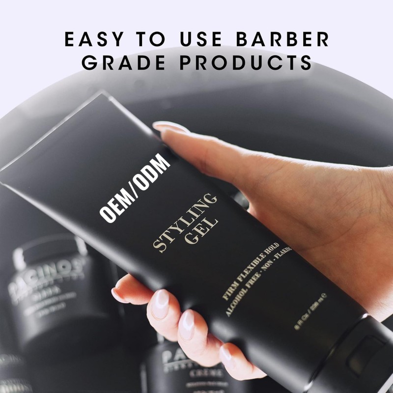 Organic Strong Hold Hair Gel for Styling Wholesale Private Label Product