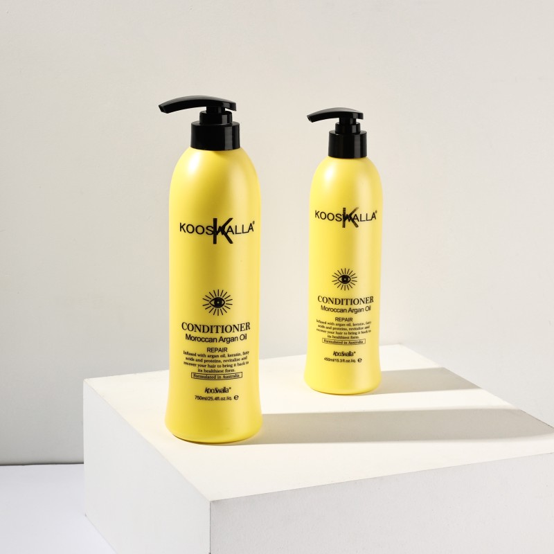 Kooswalla Private Label Sulfate Free Organic Moroccan Argan Oil Nourishing Hair Shampoo and Conditioner Set