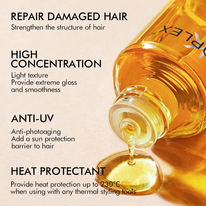 Professional Organic Vegan for Kooplex No.7 Hair Care Bonding Serum Nourishing Hair-Repairing Treatment Oil for Damaged Hair