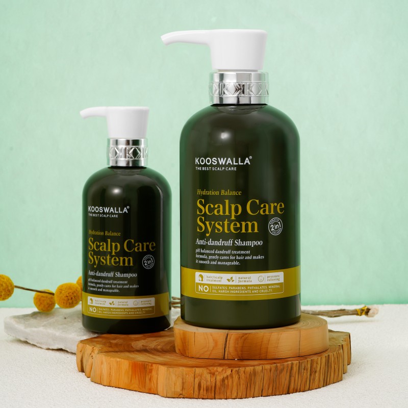 Premium Natural Hair Care Shampoo and Conditioner Set Anti-Dandruff for Home Use