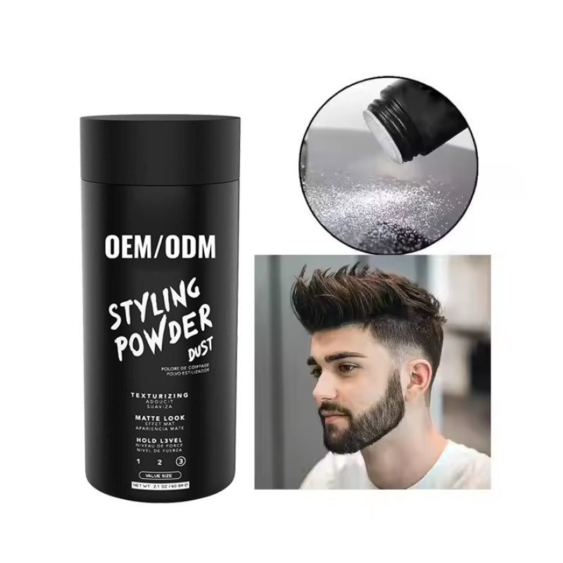 Custom Logo Organic Hair Styling Powder for Men Best Fluffy Powder with Strong Hold