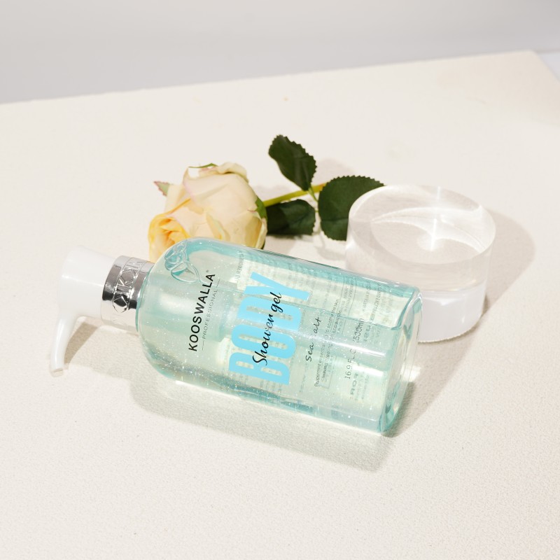 Custom Logo Vitamin C Shower Gel 500ml Skin Lightening Body Wash for Adults Whitening Moisturizing and Refreshing Fragrance"