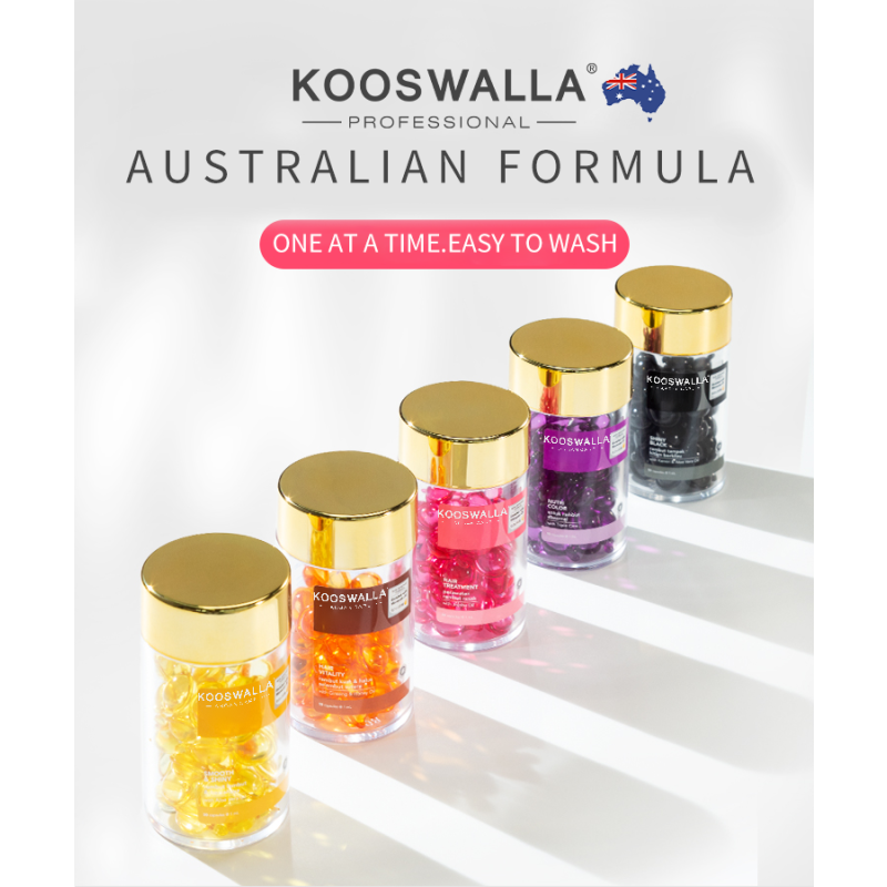 Kooswalla Organic Hair Care Capsules Moisturizing Jojoba Oil Serum Hair Capsules