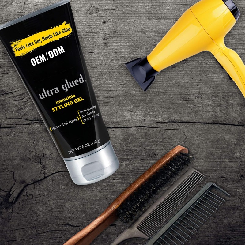 Organic Strong Hold Hair Styling Gel Neat and Fresh 4C Moisturizing Control Gel with Private Label