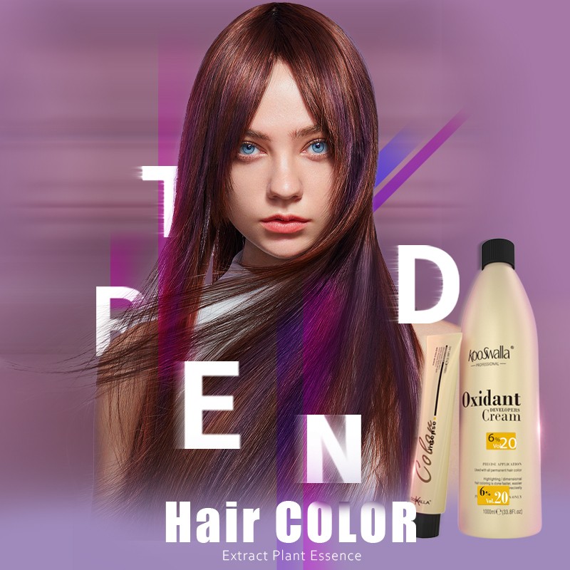 Factory Wholesale Fashion and Beautiful Hair Color Ammonia Free Permanent Hair Dye Color