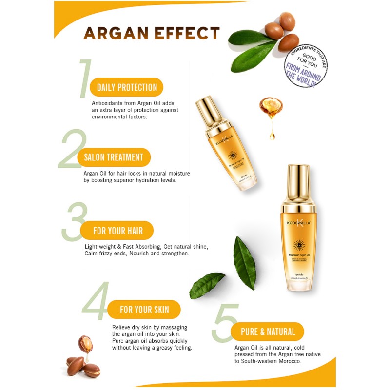 Private Label Organic Vegan Argan Oil Hair Shine Serum Nourishing and Moisturizing Repair for Frizzy Hair
