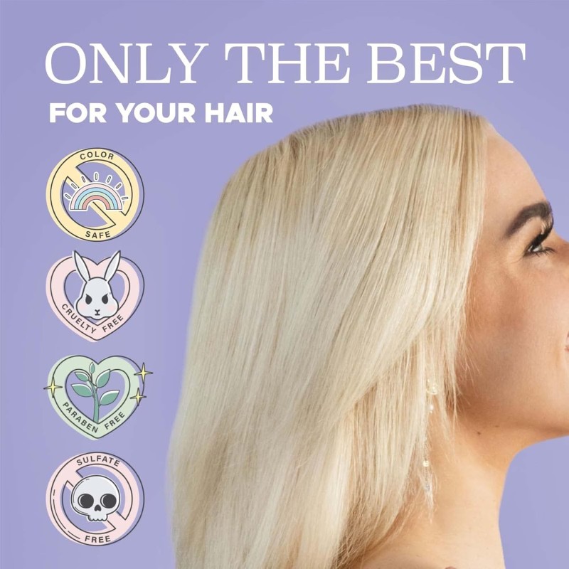 Professional OEM ODM Anti-Brassy No Yellow Salon Quality Moroccanoil Blonde Purple Shampoo and Conditioner