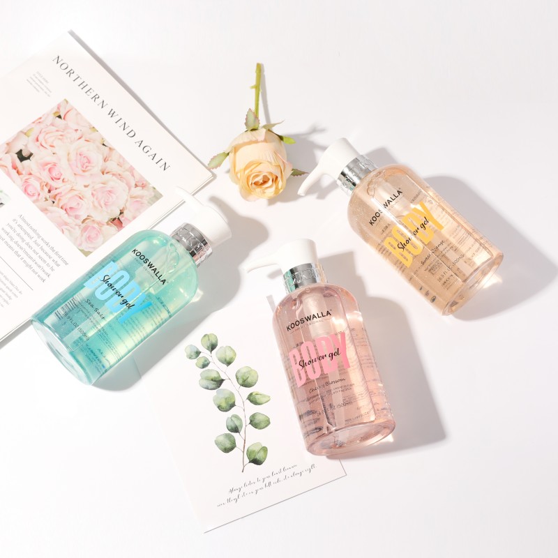 Custom Logo Vitamin C Shower Gel 500ml Skin Lightening Body Wash for Adults Whitening Moisturizing and Refreshing Fragrance"