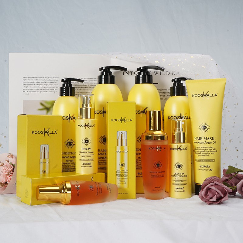 KooSwalla Organic Argan Hair Oil Vegan Hair Repair and Nourishing Oil for Damaged Hair