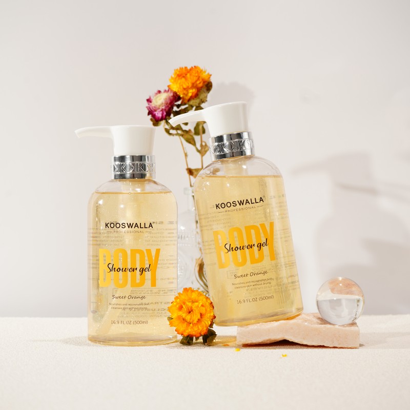 Hot Sale Bath Gift Set Natural Sweet Orange Shower Gel for Women Nourish Skin