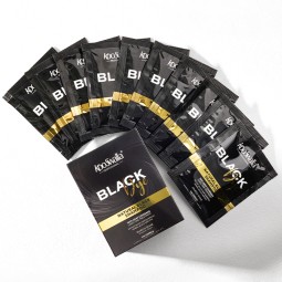 Herbal Cover Gray Ammonia Free Sachet Black Dark Brown Hair 3 in 1 Hair Dye Shampoo for Men and Women