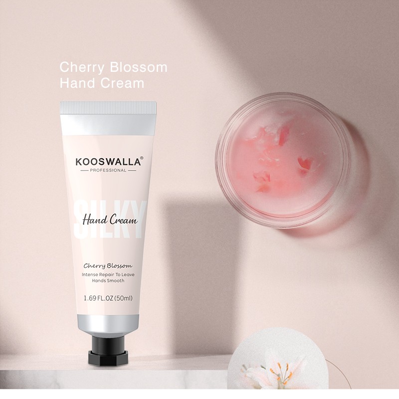 OEM/ODM Private Label Vegan Organic Cherry Blossom Hand Cream Delicate Hand Care