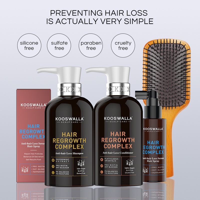 Private Label Organic Sulfate-Free Volumizing Biotin Hair Growth Shampoo Nourishes Scalp and Enhances Volume