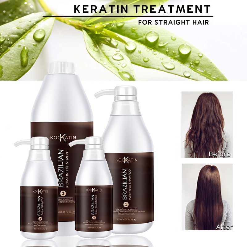 Private Label Brazilian Keratin Straightening Collagen Hair Treatment Keratin Hair Shampoo