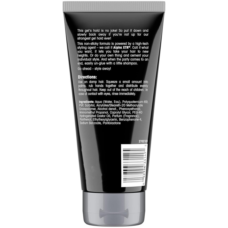 Private Label Men's Organic Hair Gel Custom Logo Styling Effect for Curly Hair Natural Formula Texturizing Product