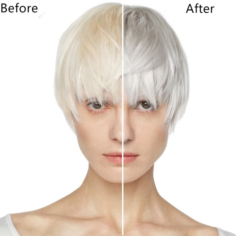 OEM ODM Sulfate Free Remove Yellow Anti Brassy Grey Hair Toning Conditioner Purple Silver Shampoo for Blond Hair