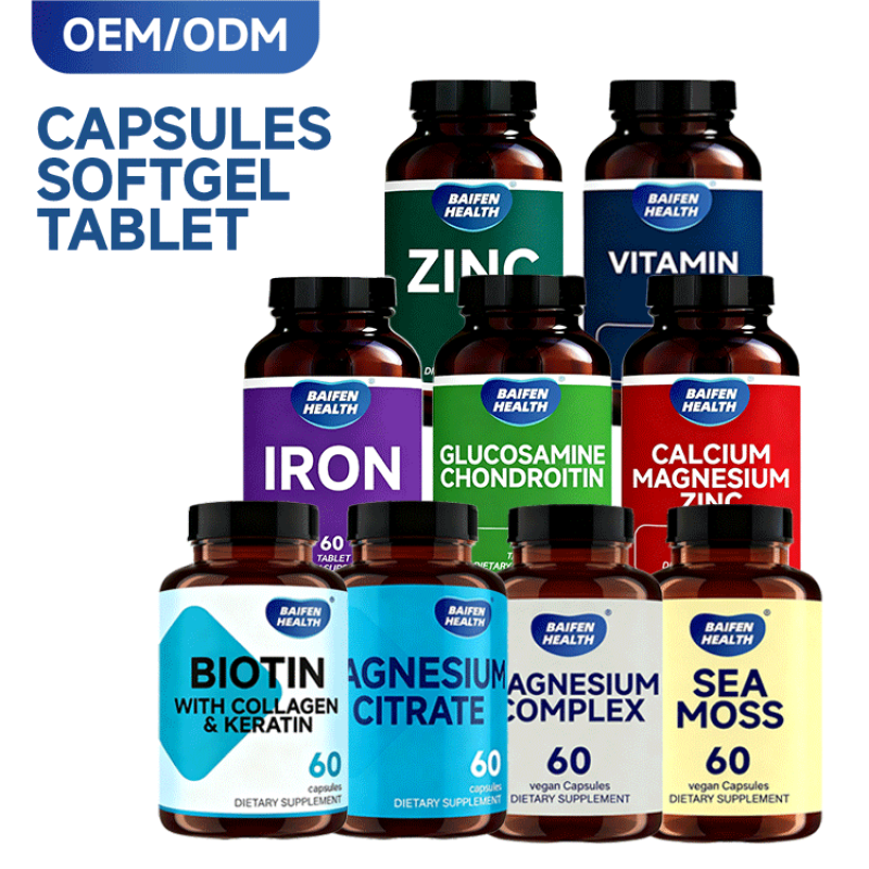 Vitamin B Complex Capsules Manufacturer - B1 B2 B3 B5 B6 B9 B12