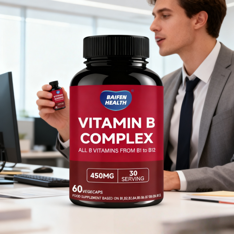 Vitamin B Complex Capsules Manufacturer - B1 B2 B3 B5 B6 B9 B12