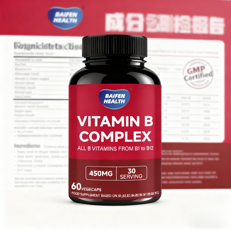 Vitamin B Complex Capsules Manufacturer - B1 B2 B3 B5 B6 B9 B12