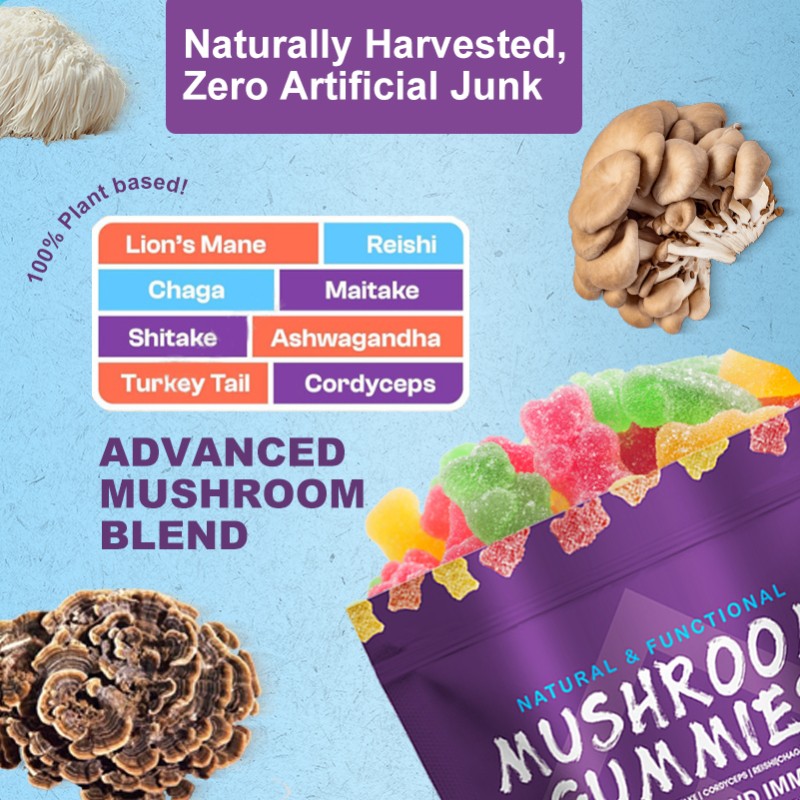 Mushroom Gummies Manufacturer - Cognitive Support OEM