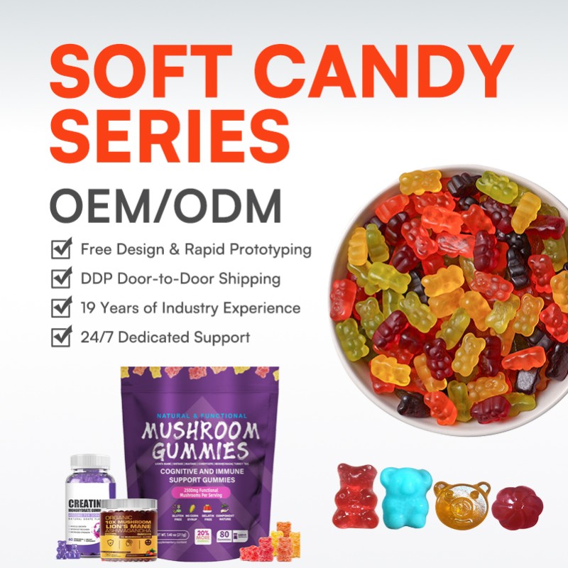 Mushroom Gummies Manufacturer - Cognitive Support OEM