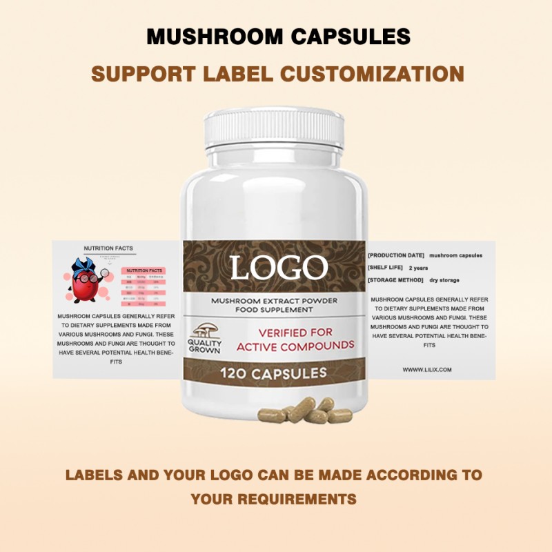 Lions Mane Capsules Factory - Private Label Custom