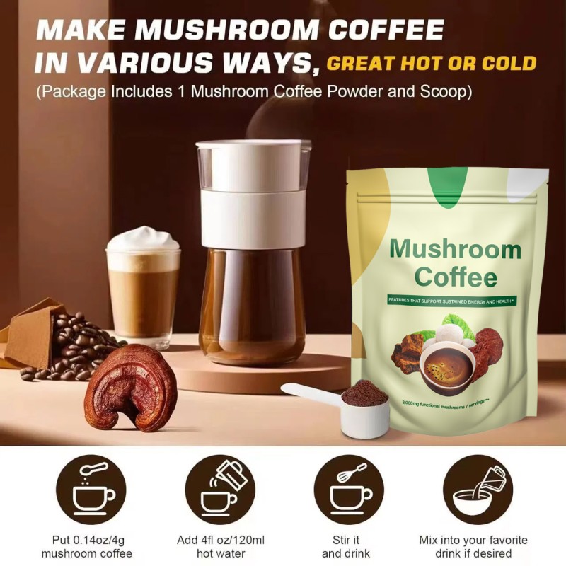 Mushroom Coffee Supplier - Superfood Blend Custom