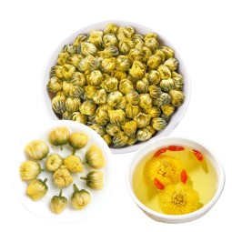 Chrysanthemum Tea Factory - Large Gold Silk
