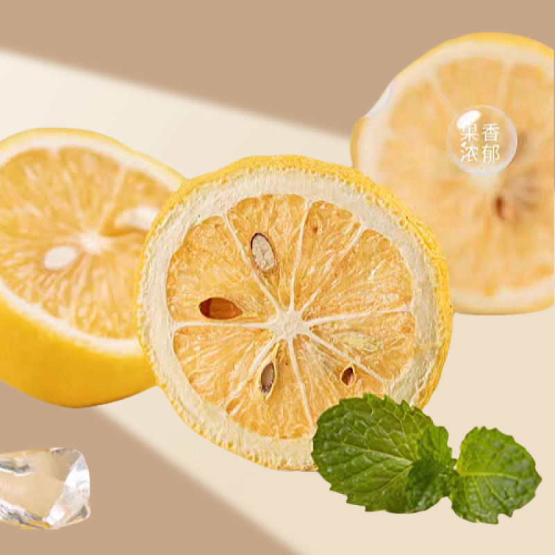 Freeze Dried Lemon Slices Supplier - Organic Bulk Packaging