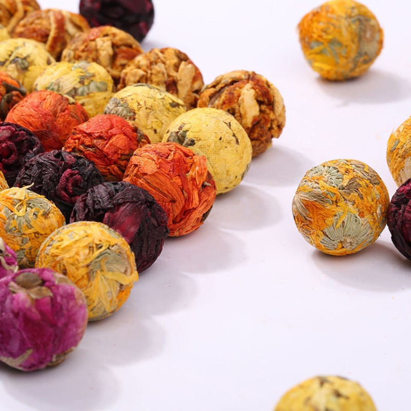 Blooming Tea Supplier - Flower Ball Hot Water